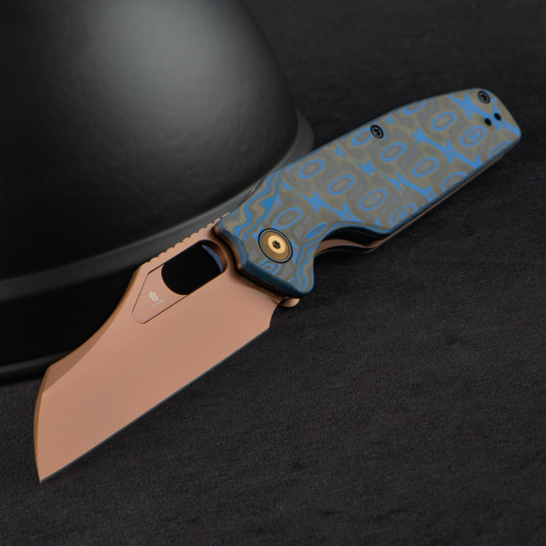 Tenable Tuckamore Blue Vortex Folding Knife