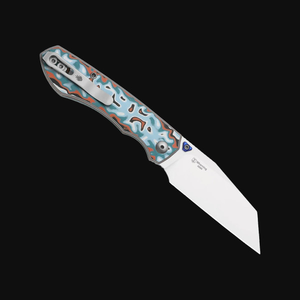 Kizer Wharning Vortex Micarta Folding Knife