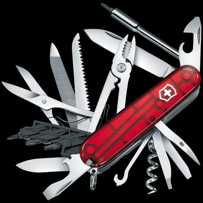 Victorinox Cyber Tool 41 Jelly Red