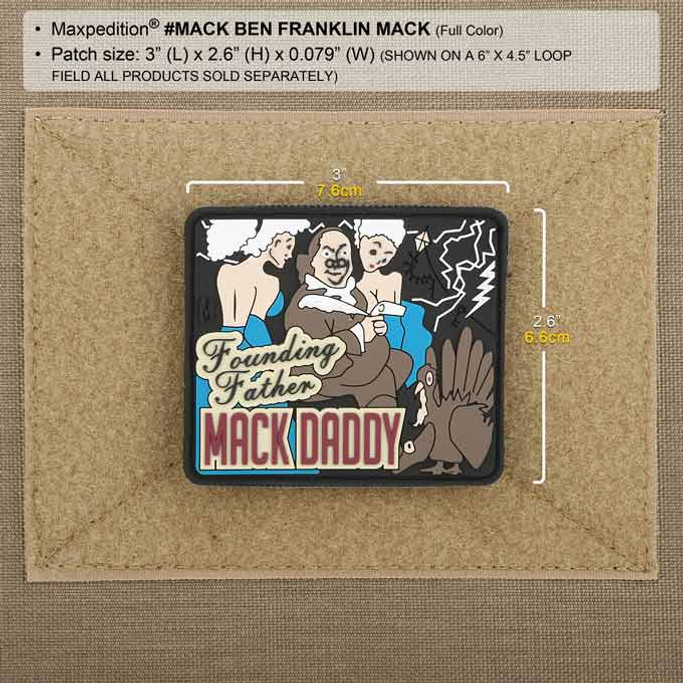 Maxpedition Patch BEN FRANKLIN MACK