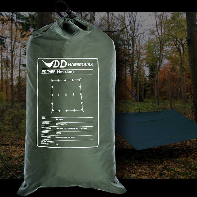 DD Hammocks DD Tarp 4 × 4 DD Hammocks 4 x 4 Tarp