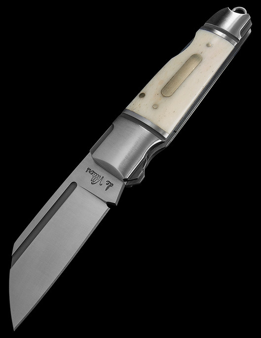Andre de Villiers Pocket Butcher Bone Lockback Folding Knife