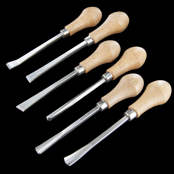 Excel Blades Deluxe 6-Piece Woodcarving Set