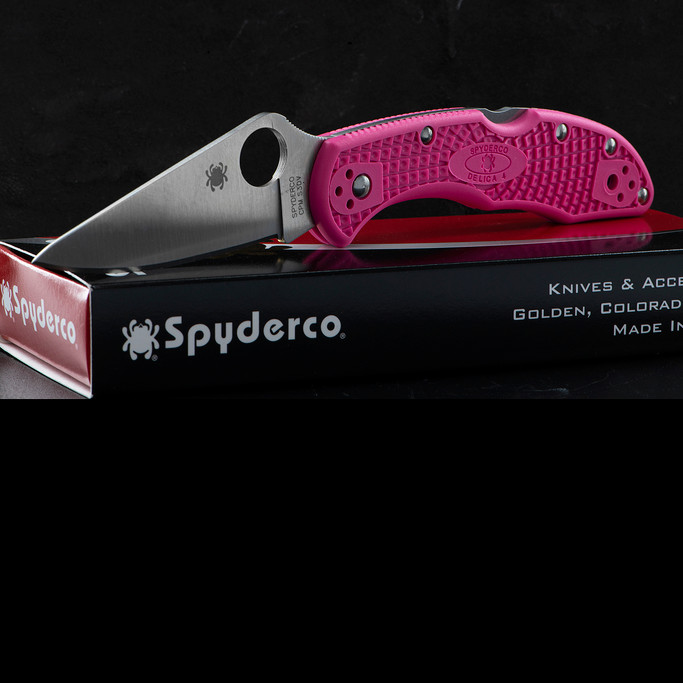 Spyderco Delica 4 FRN Pink