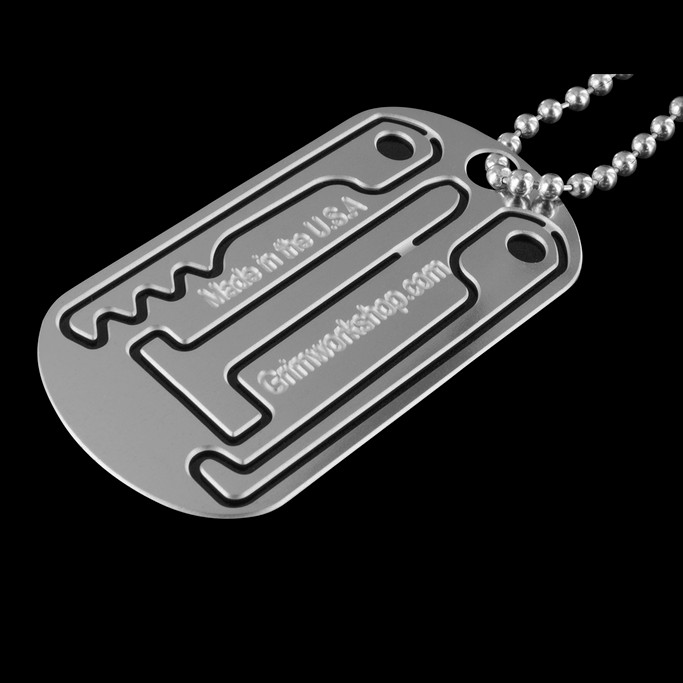 Grim Workshop Lockpick Kit Dog Tag