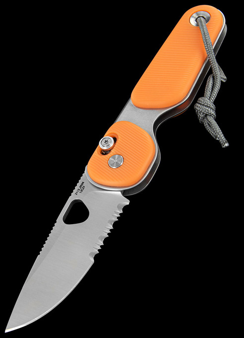 James Brand Redstone Stainless Part-Serrated Tangerine