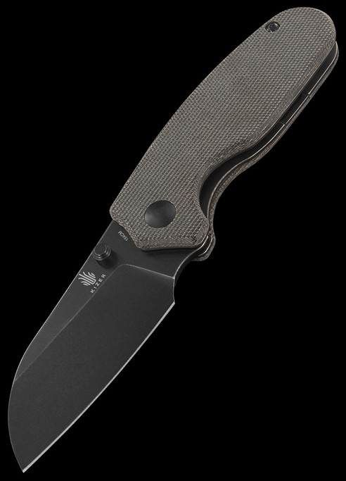 Kizer Azo Towser S Micarta Black Folding Knife