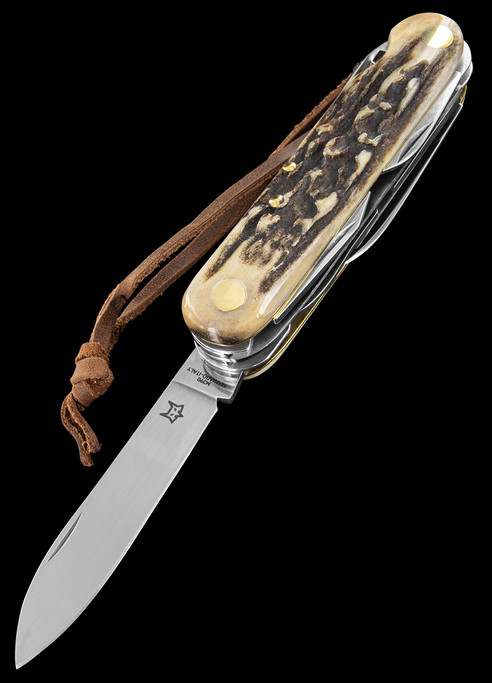 Fox Multipurpose Pocket Knife Stag 8