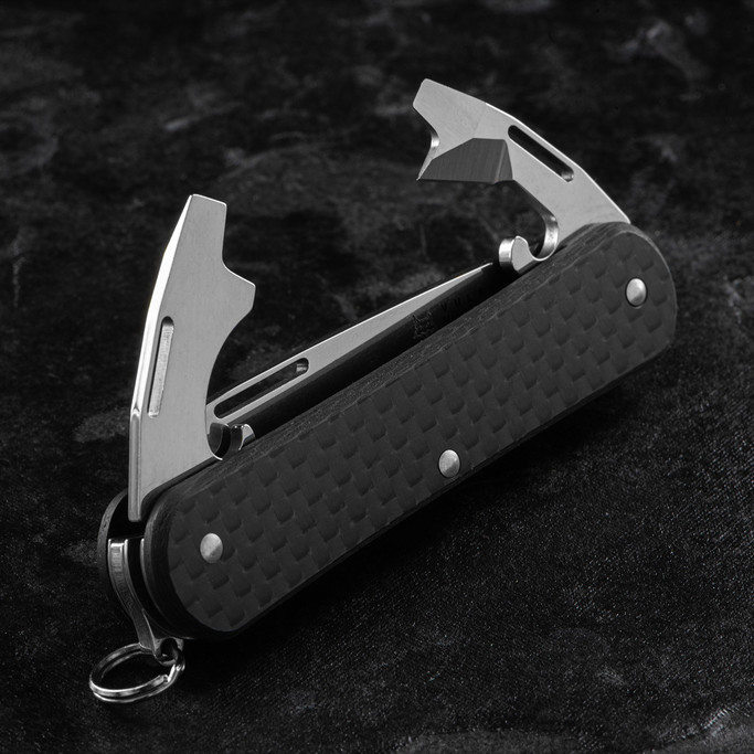 Fox Vulpis 3 Carbon Fibre Penknife