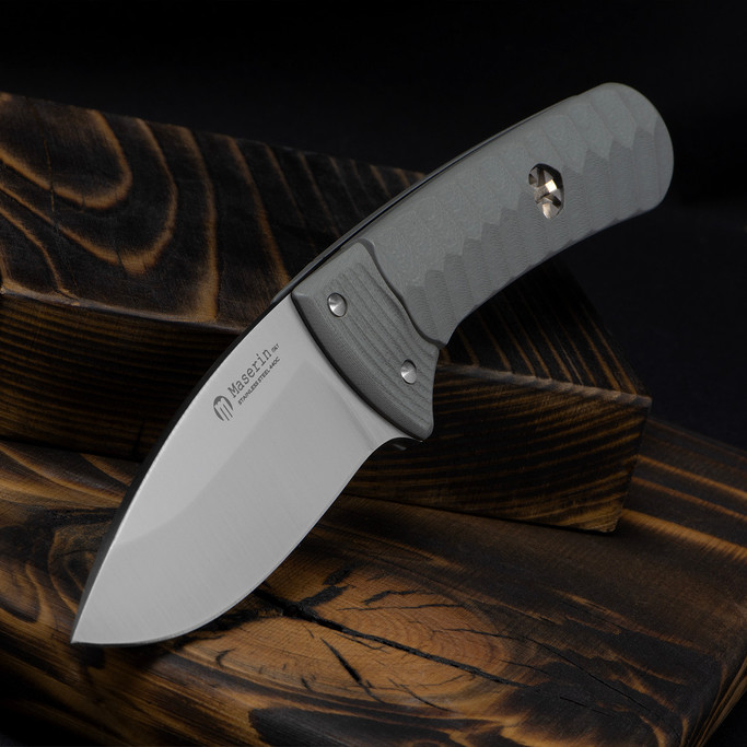 Maserin Sax Fixed Blade Grey