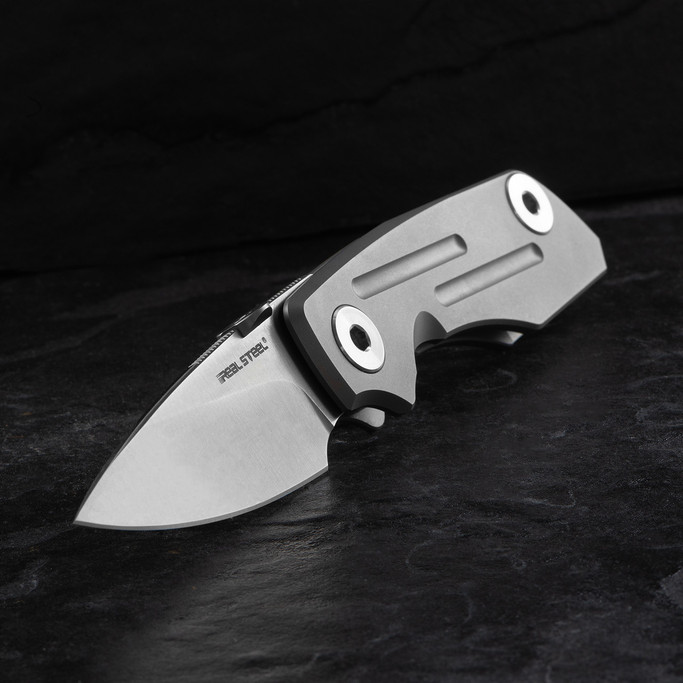 Real Steel 2600 Delta Titanium Folding Knife