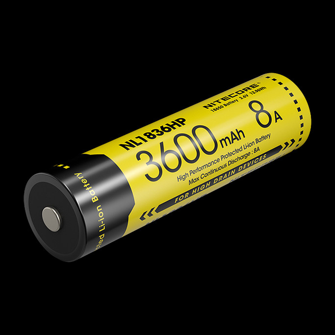 パイラナイト Nitecore NL1836HP Battery | Heinnie Haynes