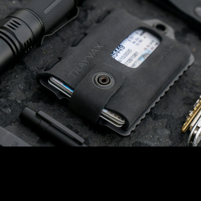 Trayvax Element Black Stealth Wallet