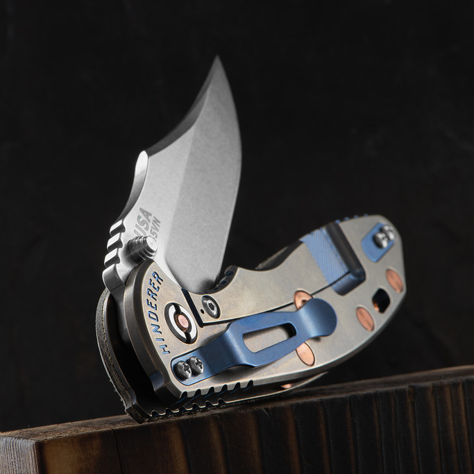 Hinderer XM-18 3.5" Bowie Micarta Folding Knife