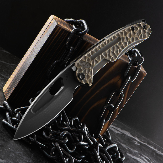 Medford Infraction Titanium Bronze "Peaks & Valleys" Folding Knife