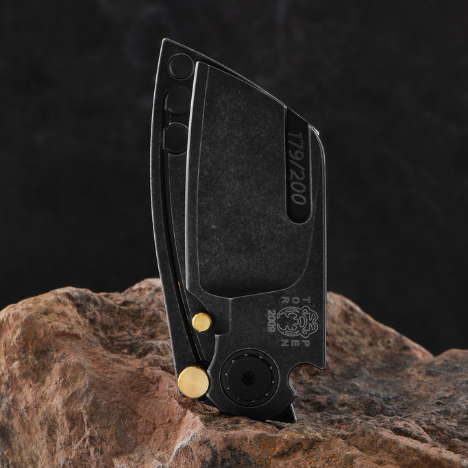 Max Knives X Torpen Black Folding Knife | Heinnie Haynes