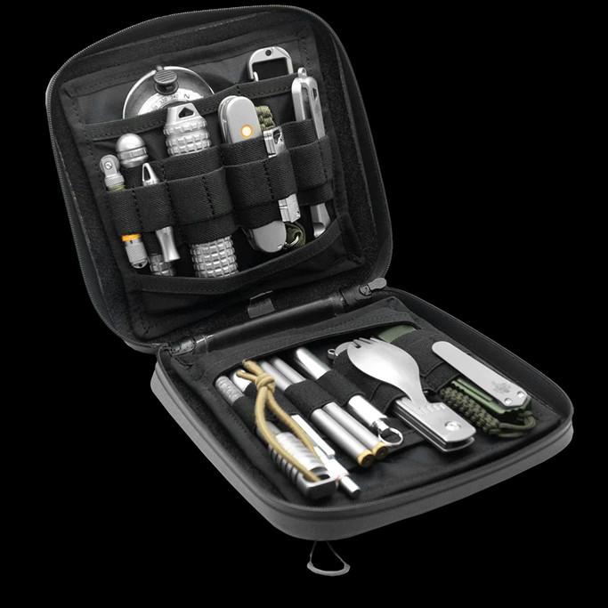PDW 6x6 Organiser Tile Black