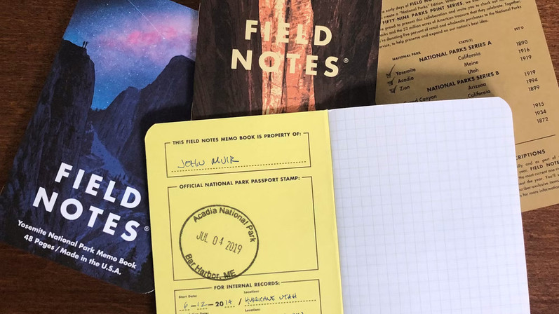 Field Notes National Parks Series C Graph