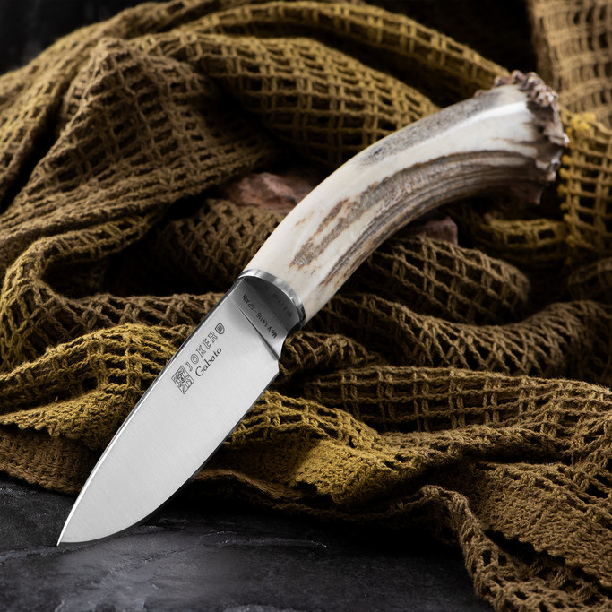 Joker Gabato Stag Horn Fixed Blade