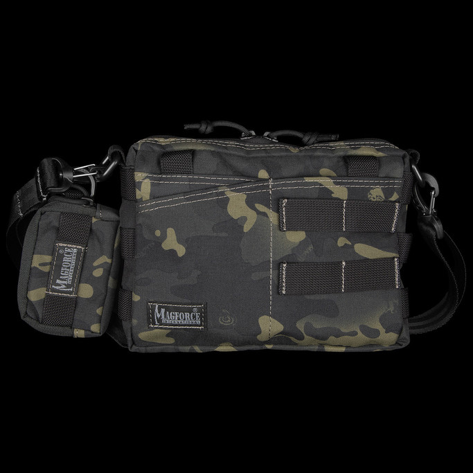 Magforce Cube Crossbody Bag 500D Black Camo
