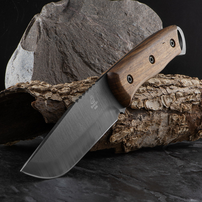 Beavercraft Carbon Steel Bushcraft Ferro Rod & Leather Sheath