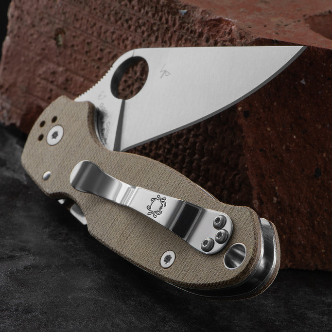 Spyderco Para 3 Micarta Folding Knife