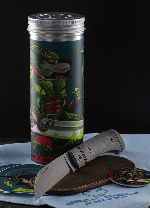 Jack Wolf Venom Jack Fat Carbon Dark Matter Folding Knife