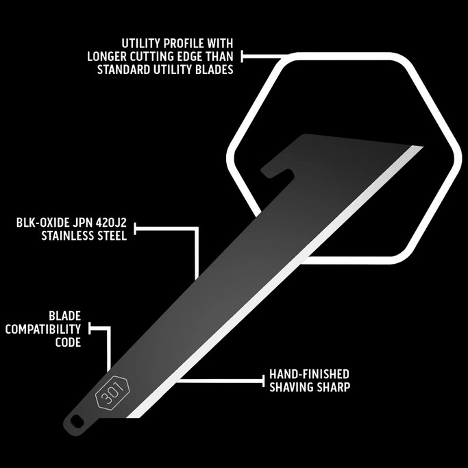Outdoor Edge 3.0 Utility Blade Pack 6pcs