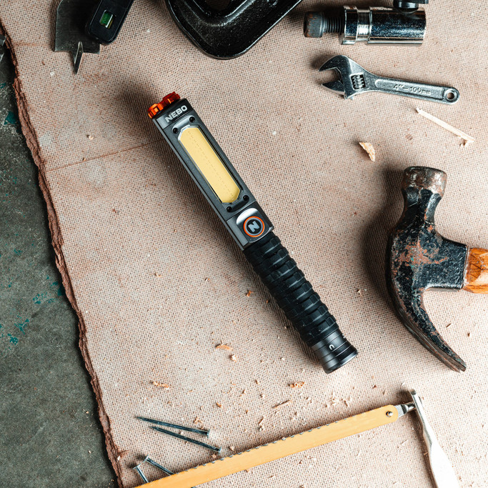 Nebo Big Larry Pro+ Flashlight Black Line