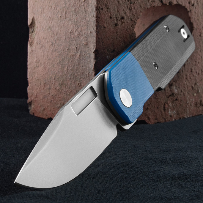 Vero Avid 1 Stonewashed G10 Folding Knife Black/Blue