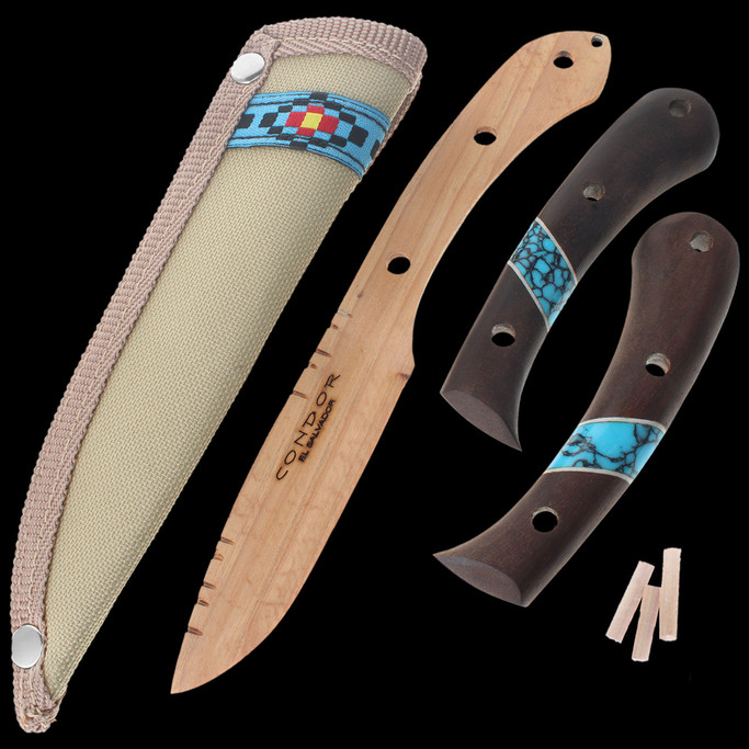 Condor Blue River Wooden Knife Kit