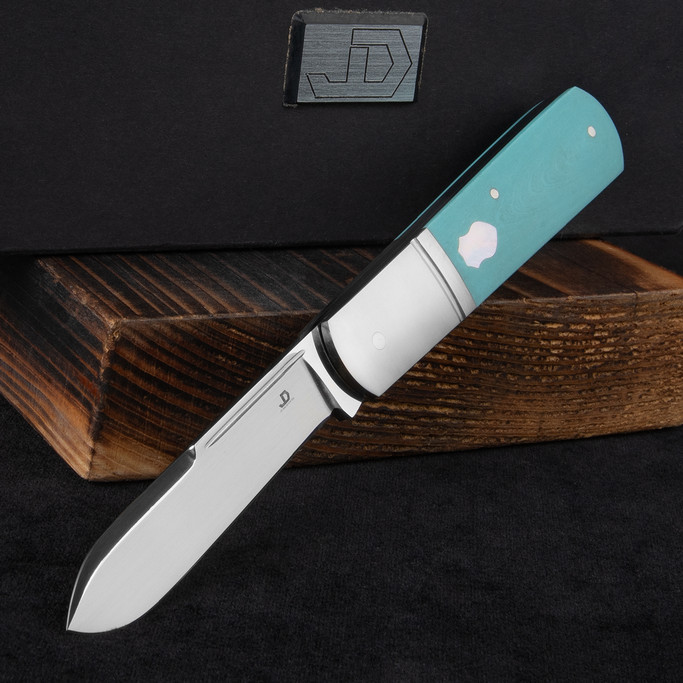 JD Knives Barlow Tiffany CarboTi Custom Knife