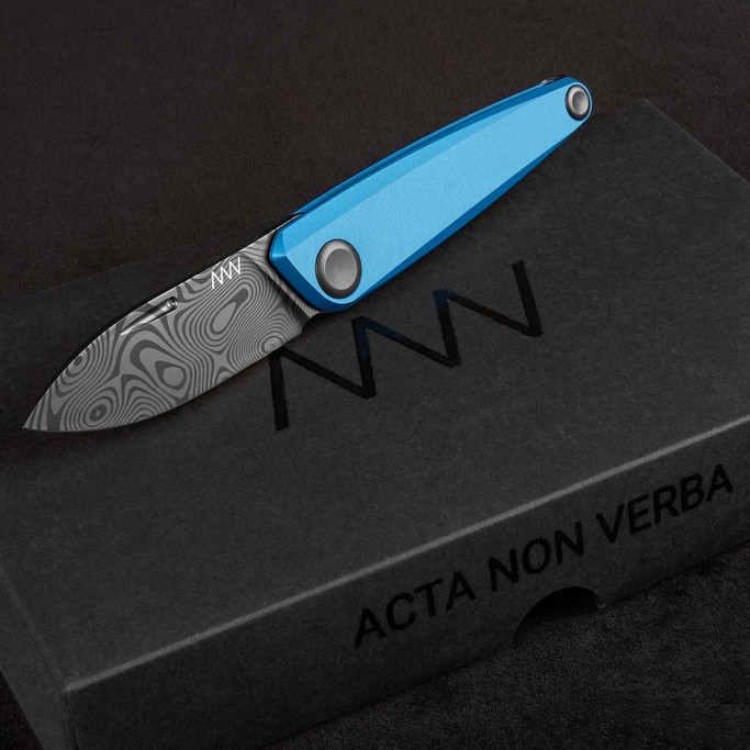 Acta Non Verba Z050 DLC Black Deco Folding Knife