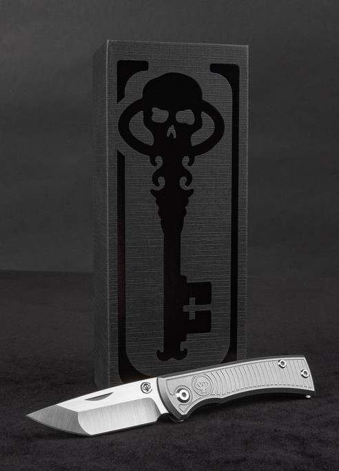 Chaves Knives Redencion Milled Titanium Folding Knife