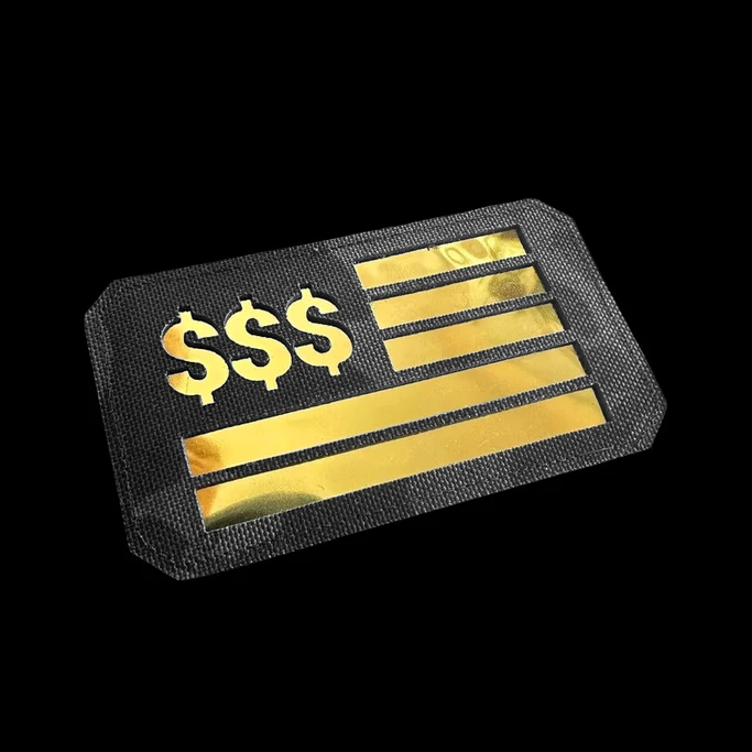 Ventum Gear Black Gold Nation Morale Patch