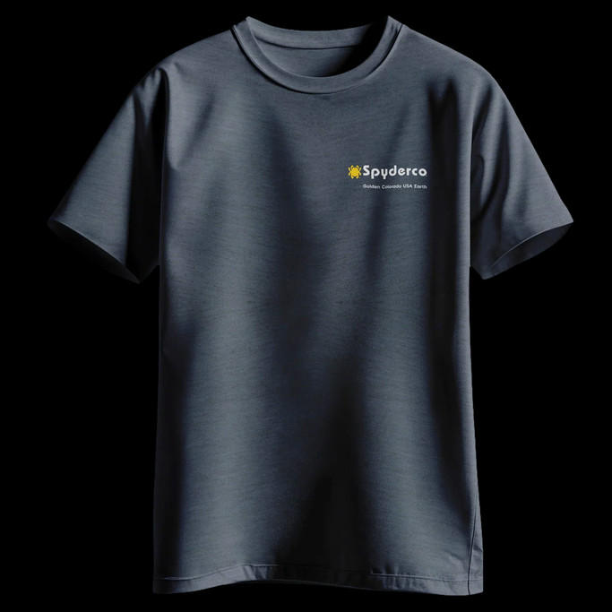 Spyderco T-Shirt Heather Navy