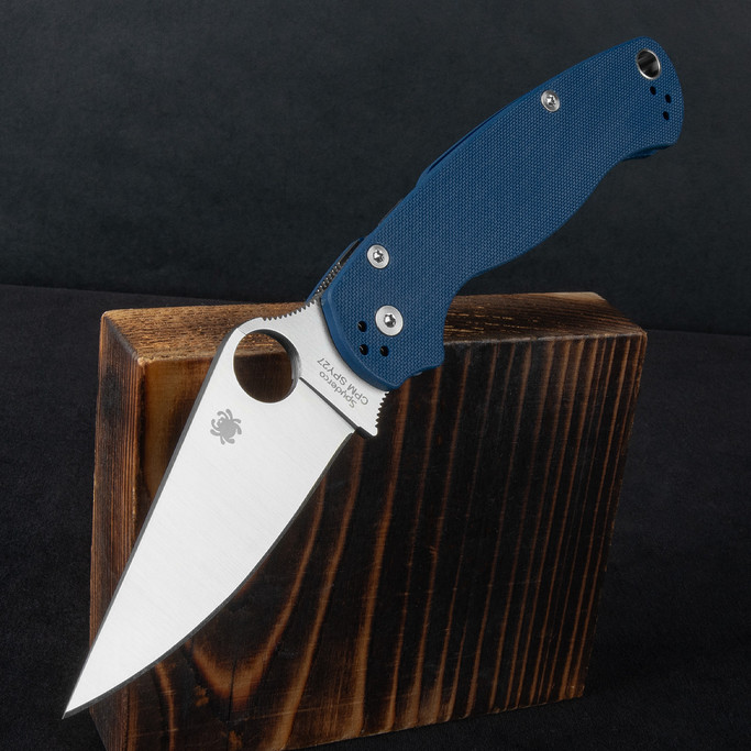 Spyderco Para Military 2 Cobalt Blue Folding Knife