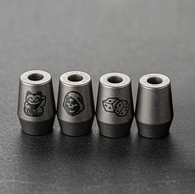 Viperade VAB8 Dice Titanium Bead
