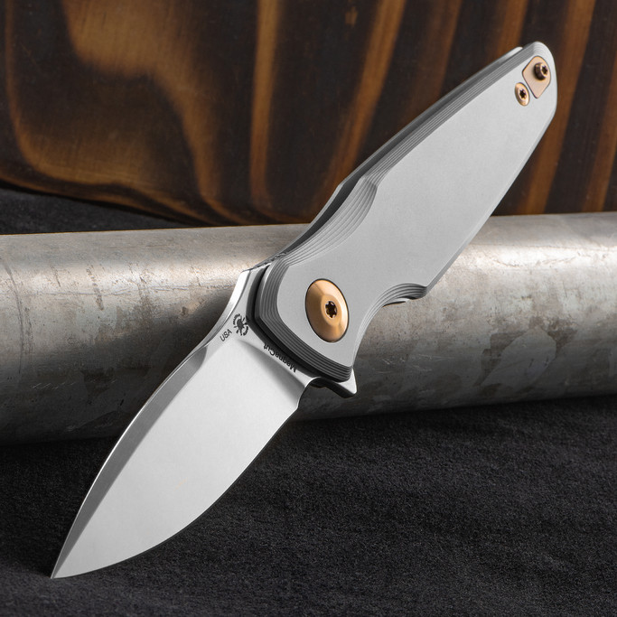 Spartan Pandia Stonewashed Bronze Folding Knife
