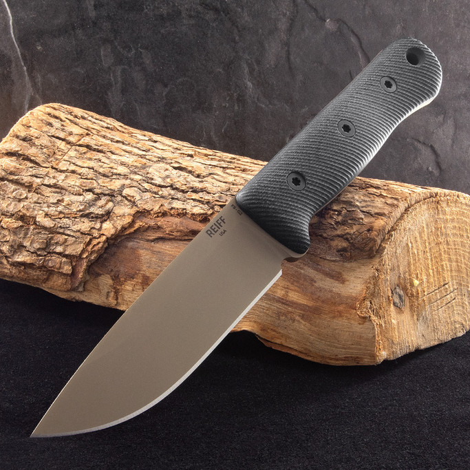 Reiff Knives F5 Gen 2 FDE BLK Micarta Fixed Blade
