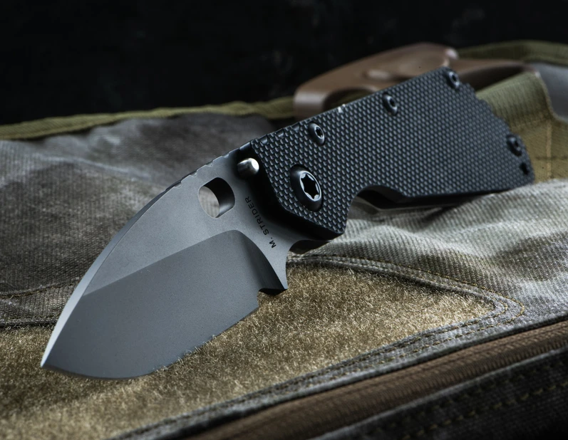 Strider SMF G10 Black Custom Knife