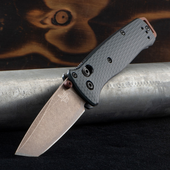 Benchmade 537FE-2601 Bailout Taiga Green Aluminium Folding Knife