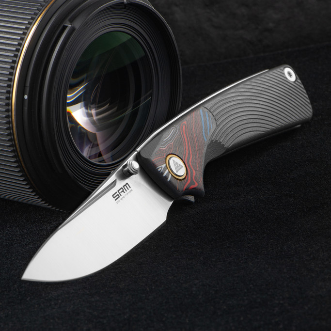 SRM Knives Dome Slip Joint Dark Grey Folding Knife