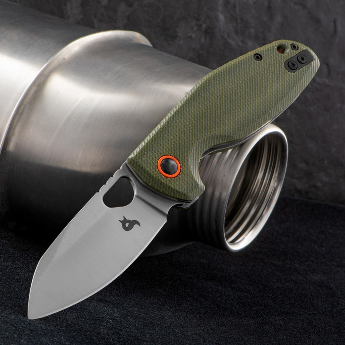 Black Fox Puffy Micarta Folding Knife