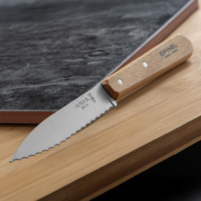 Opinel No. 113 Natural Serrated Knife