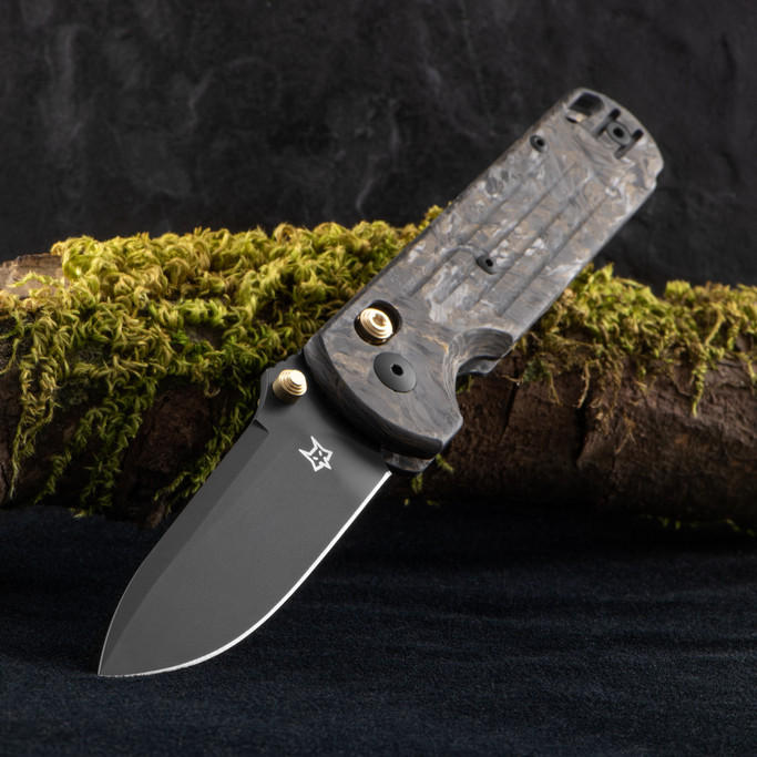Fox GABI Dark Matter Gold PVD Folding Knife