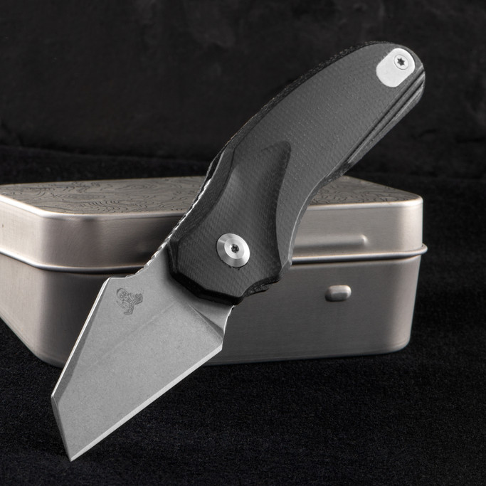 Twisted Fortis Stonewashed Micarta Folding Knife