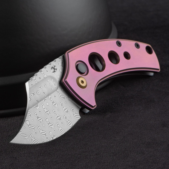 Kansept Wasp Purple Titanium Folding Knife