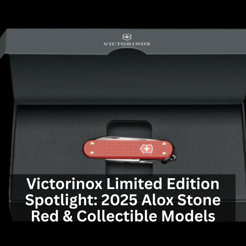 Victorinox Limited Edition Spotlight: 2025 Alox Stone Red & Collectible Models