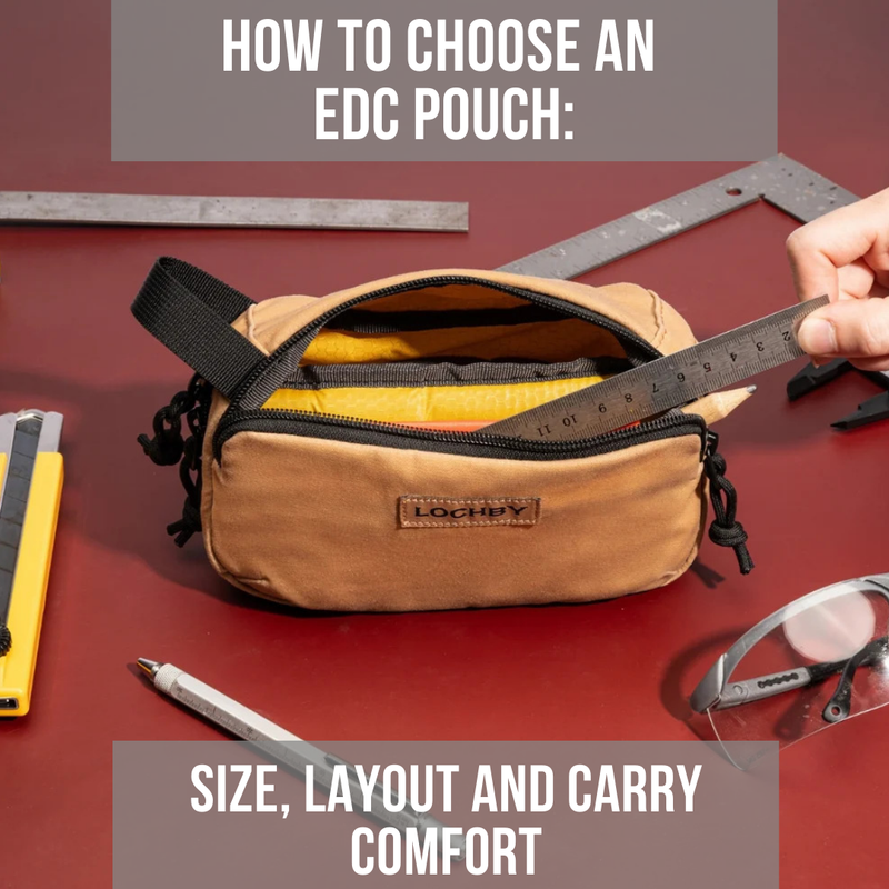 How to Choose an EDC Pouch: Size, Layout and Carry Comfort